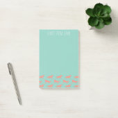 Patroon voor koraal- en mestpaarden post-it® notes (Kantoor)