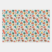 Patroon voor krijgskunst (kleurrijk) inpakpapier vel (Voorkant 3)