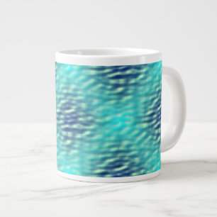 Patroon voor licht en donker poolwater grote koffiekop