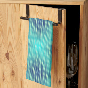 Patroon voor licht en donker poolwater theedoek