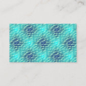 Patroon voor licht en donker poolwater visitekaartje (Voorkant)