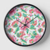 Patroon voor licht roze bruine bloemen (Voorkant)