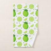 Patroon voor limoen- en Limoen Bad Handdoek (Handdoek)