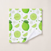 Patroon voor limoen- en Limoen Bad Handdoek (Wasdoekje)