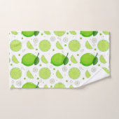 Patroon voor limoen- en Limoen Bad Handdoek (Handdoek)