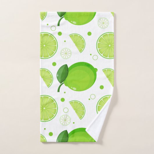 Patroon voor limoen- en Limoen Handdoek (Handdoek)