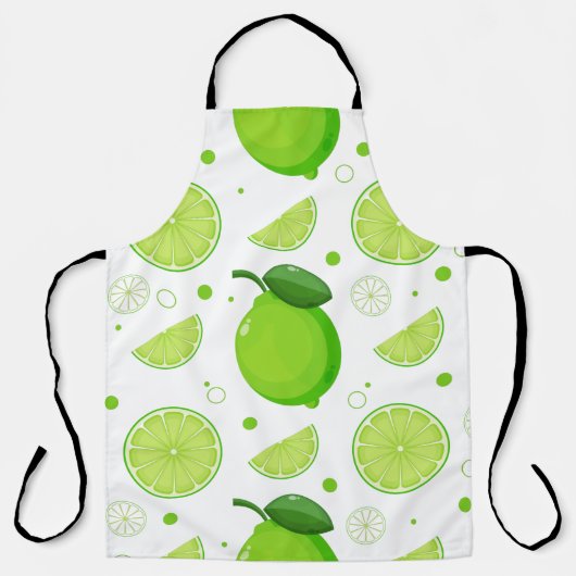 Patroon voor limoen- en Limoen Schort (Voorkant)