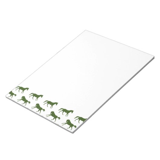 Patroon voor marinesoorten en Hunter Galloping Hor Notitieblok (Schuin)