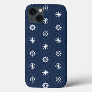 Patroon voor maritieme gereedschappen iPhone 13 hoesje