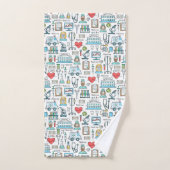 Patroon voor medisch ontwerp bad handdoek (Handdoek)
