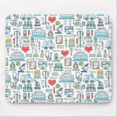 Patroon voor medisch ontwerp muismat (Voorkant)
