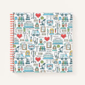 Patroon voor medisch ontwerp notitieboek (Voorkant)