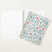 Patroon voor medisch ontwerp planner (Display)