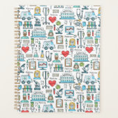 Patroon voor medisch ontwerp planner (Voorkant)