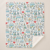 Patroon voor medisch ontwerp sherpa deken (Voorkant)