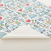 Patroon voor medisch ontwerp sherpa deken (3/4)