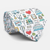 Patroon voor medisch ontwerp stropdas (Opgerold)