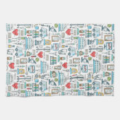 Patroon voor medisch ontwerp theedoek (Horizontaal)