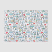 Patroon voor medisch ontwerp tissuepapier (Voorkant)