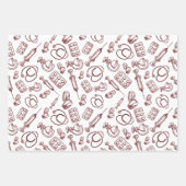 Patroon voor medische beroepen inpakpapier vel (Voorkant)