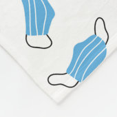 Patroon voor medische maskers fleece deken (Hoek)