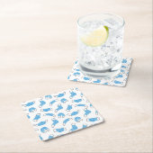 Patroon voor medische maskers kartonnen onderzetters (Insitu)