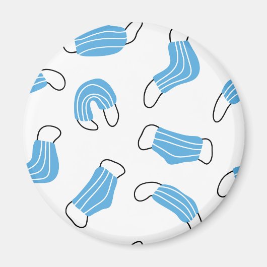 Patroon voor medische maskers magneet (Voorkant)