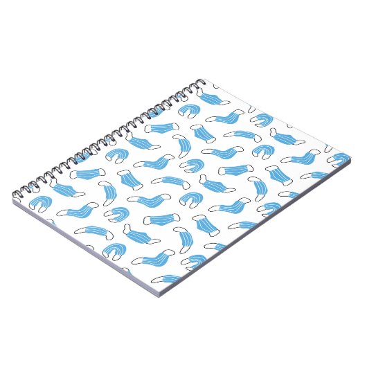Patroon voor medische maskers notitieboek (Linkerzijde)