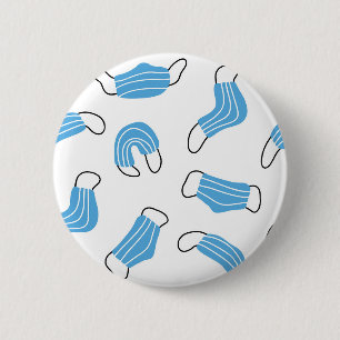 Patroon voor medische maskers ronde button 5,7 cm