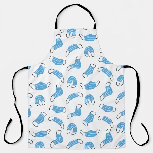 Patroon voor medische maskers schort (Voorkant)