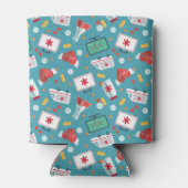 Patroon voor medische pictogrammen blikjeskoeler (Achterkant)