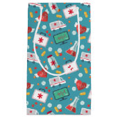 Patroon voor medische pictogrammen klein cadeauzakje (Voorkant)