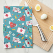 Patroon voor medische pictogrammen theedoek (Quarter Fold)