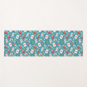 Patroon voor medische pictogrammen yogamat (Voorkant (horizontaal))