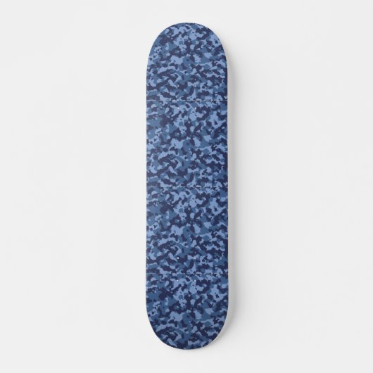 Patroon voor militair blauw Camouflage Persoonlijk Skateboard (Voorkant)