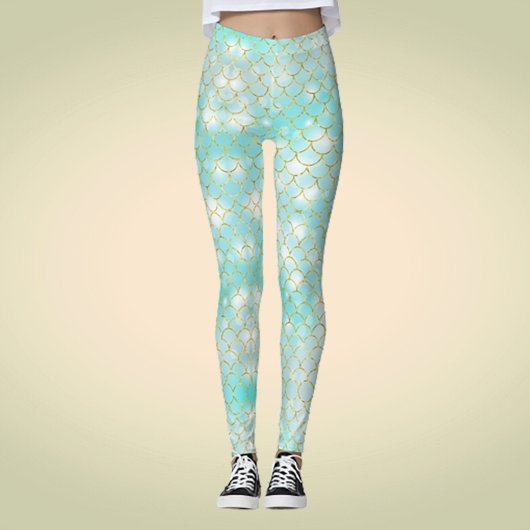 Patroon voor Novelty Halloween Costume Mermaid Sca Leggings