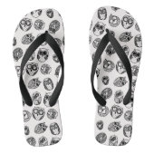 Patroon voor onbeweeglijk hout teenslippers (Voetbed)