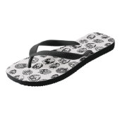 Patroon voor onbeweeglijk hout teenslippers (Schuin)