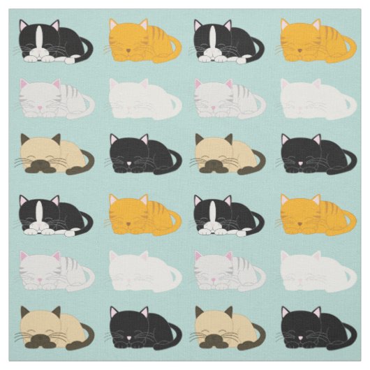 Patroon voor onbewerkte katten stof (Swatch)