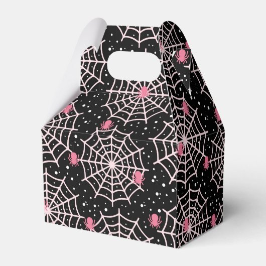 Patroon voor ongebruikte kobussen en spinnen bedankdoosjes (Achterkant)