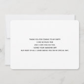 Patroon voor ongebruikte kobussen en spinnen bedankkaart (Achterkant)