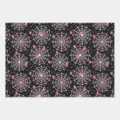 Patroon voor ongebruikte kobussen en spinnen inpakpapier vel (Voorkant)