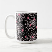 Patroon voor ongebruikte kobussen en spinnen koffiemok (Links)