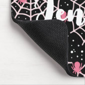 Patroon voor ongebruikte kobussen en spinnen muismat (Hoek)