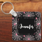 Patroon voor ongebruikte kobussen en spinnen sleutelhanger (Voorkant)