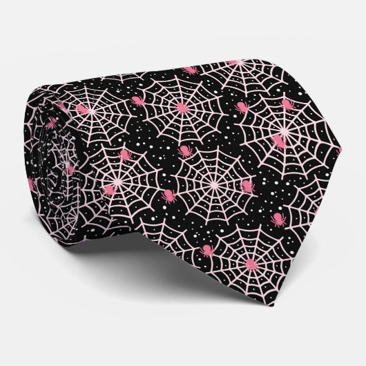 Patroon voor ongebruikte kobussen en spinnen stropdas (Opgerold)