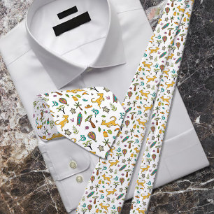 Patroon voor onnaadloos Australië-pictogram Stropdas