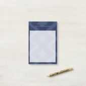 PATROON VOOR ONTWERPIKATROON IN BLUE Persoonlijk Post-it® Notes (Op bureau)