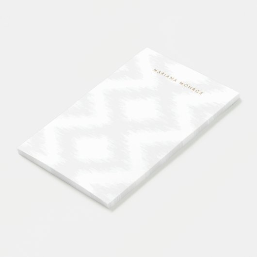 PATROON VOOR ONTWERPIKATROON IN GRAY/WHITE, aangep Post-it® Notes (Schuin)