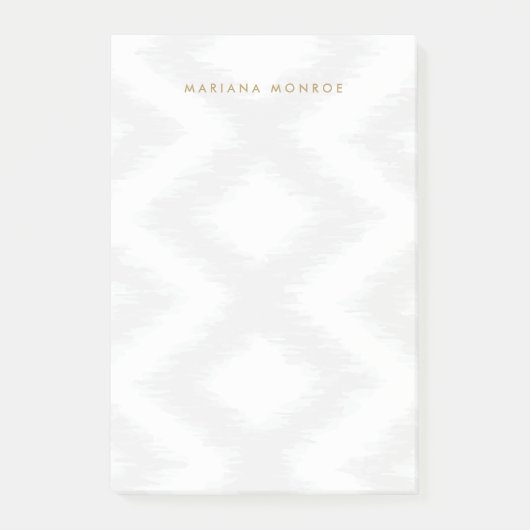 PATROON VOOR ONTWERPIKATROON IN GRAY/WHITE, aangep Post-it® Notes (Voorkant)